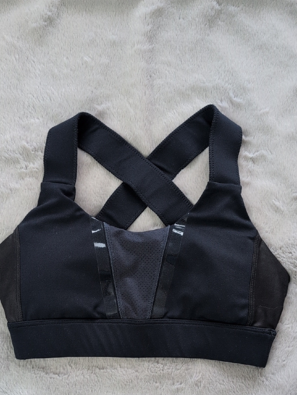 Lilybod Dark blue/Black Crossback Sports Bra